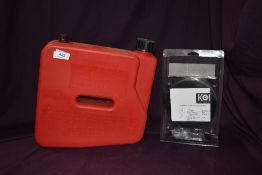 Koplin fuel transport kit with fixing bracket for quad bike etc