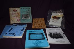 A selection of booklets and catalogues by Hardys, Timeless Tackle, and others