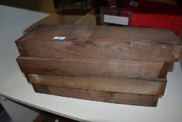 Four French walnut gun stock blanks hand selected by a master gunsmith