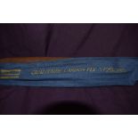 A Shakespeare Qualitaire 2pc 2.85m fly rod with little signs of wear inits original sleeve and an