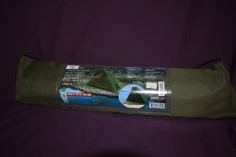 A new fishing tent in original carry bag measures 245 x 107 x 120cm