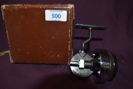 A vintage Hardy fixed spool reel 'The Hardex No 1 MARK III ' in its original rexine box with very