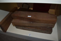 Four French walnut gun stock blanks hand selected by a master gunsmith