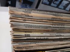 A box of well looked after Classical vinyl titles with some rare pressings on offer -