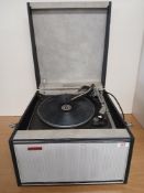 A Hacker Dansette style 1960's Turntable in case - a lovely retro / vintage design