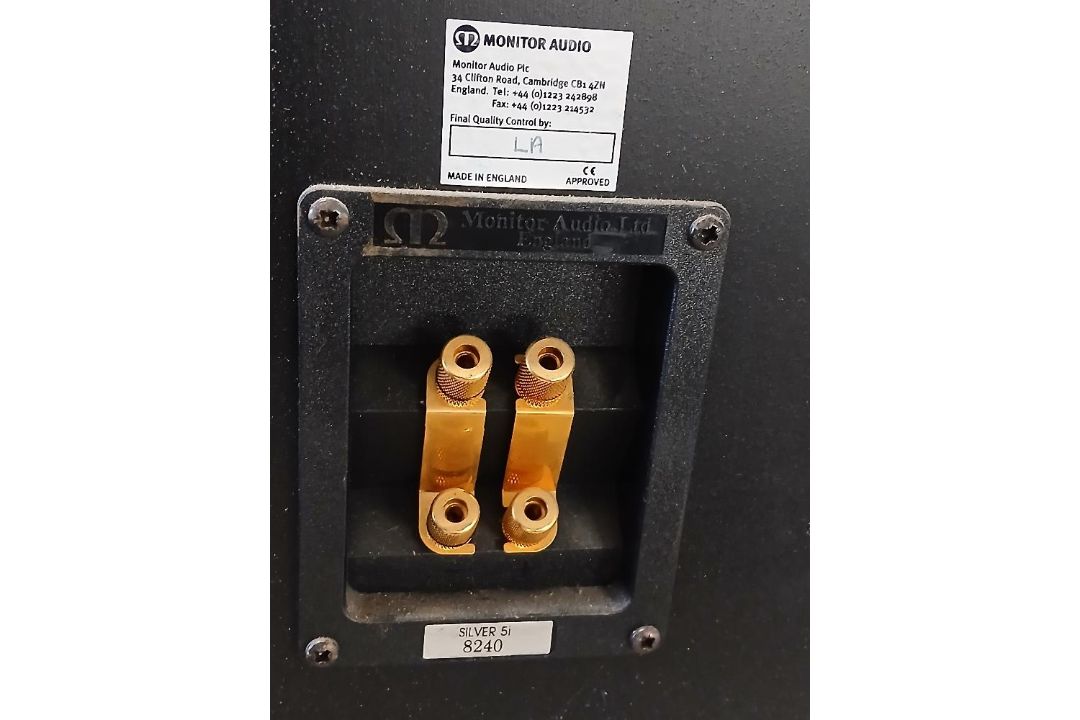 A pair of Monitor Audio floor standing speakers 8240's - good cosmetic condition but showing some - Image 3 of 4