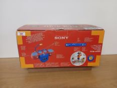 A great vintage Walkman from Sony ' my first walkman ' great kid friendly player and still boxed and