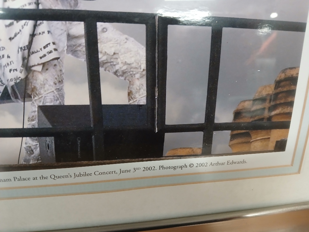 A Brian May print - framed and signed but we not have an authenticity - 35cm x 30cm - Queen - Image 5 of 5