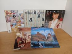 A lot of eight vinyl albums by Al Stewart with some early recordings on offer here - VG/VG or