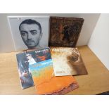 A lot of five vinyl albums Sam Smith and more