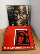 A lot of two Leadbelly box sets - vinyl with blues / folk interest