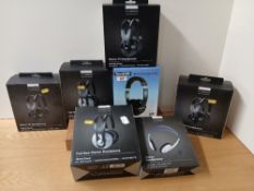 A selection of new / dead stock headphones - 7 pairs in total