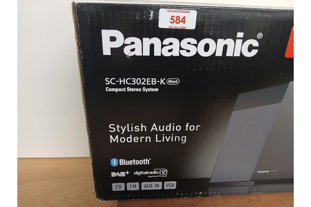 A Panasonic Bluetooth Speaker SCH302EBK - boxed new old stock - Image 2 of 3