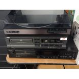 A Lot of various Hi-Fi items - 2 X CD players and a turntable as in photos - all in good cosmetic