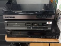 A Lot of various Hi-Fi items - 2 X CD players and a turntable as in photos - all in good cosmetic