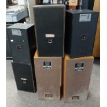 A job lot of mixed stereo speakers - not tested - sold as seen