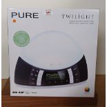 A Pure Twilight mood and wake up light radio / new old stock