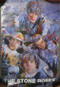 A Stone Roses poster measuring 60cm x 90cm