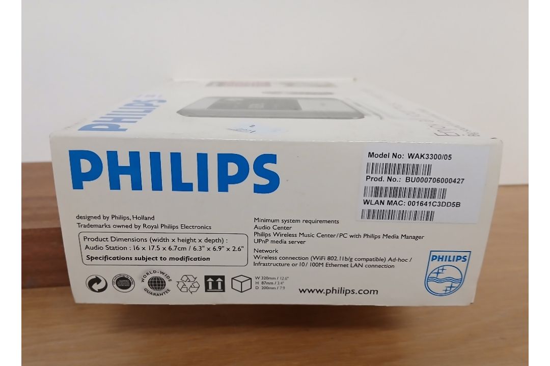 A Boxed Philips Streamium WAK3300 streaming station - new old stock - Image 3 of 3
