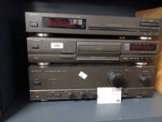 A lot of 3 x Technics Seperates - tuner , amp and cd player
