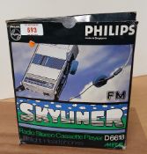 A Philips boxed Skyliner Walkman style cassette player - superb retro collectable on offer here