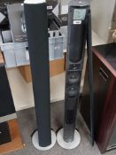 A pair of Beolab 6000 floor standing speakers -some wear and light damage to grills