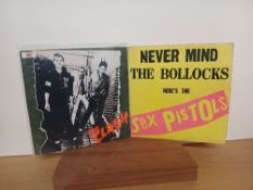 A two album lot with Punk interest Clash and Sex Pistols ( no track list on rear ) VG/VG only -