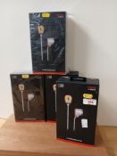A lot of limted edition Ferrari R100 new / old stock headphones