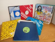 A 25 record lots with Reggae / Dub / Lover's Rock interest - the bulk being 12 inch singles with 2 x