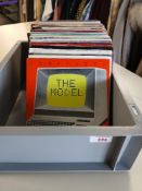 A box of mixed 45 rpm seven inch singles with the bulk being VG+ / VG+ - around 70 records on