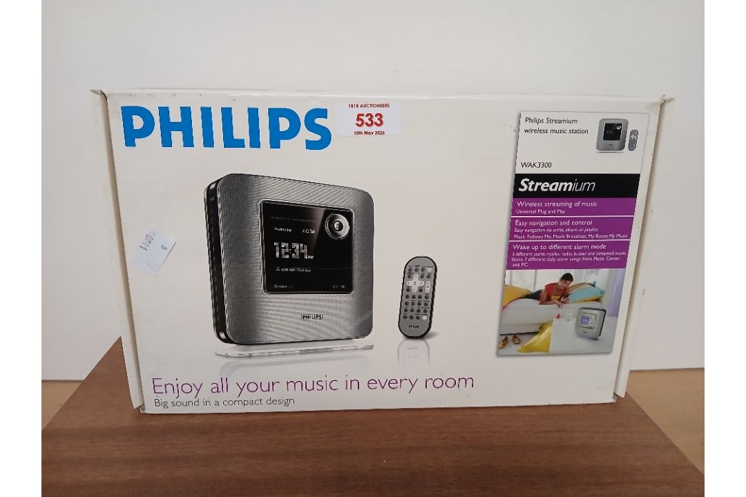 A Boxed Philips Streamium WAK3300 streaming station - new old stock - Image 1 of 3