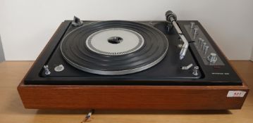 A Beogram 1500 Stereo System - shows some wear , a nice classic Danish design set up with dust