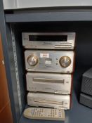 A Technics Midi Stack System with remote / CD / cassette and tuner