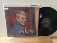 An Adam Faith early Parlophone black and gold label album with a selection of EP's