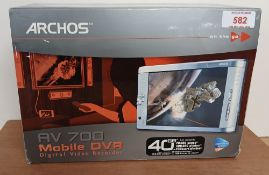 A Vintage collectable Archos boxed mobile digital video recorder