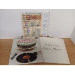 A Rolling Stones and related lot of three vinyl albums being VG/VG or better - we recommend viewing
