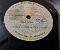 An Emidisc Acetate by Johhny Ringo and The Colts - 2 nice cuts of rare Merseybeat pressed at the