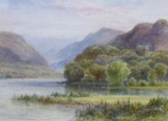 H M Krause (British 19th Century) A pair of watercolours 'Dolbadarn Castle' and 'Dolwyddelan