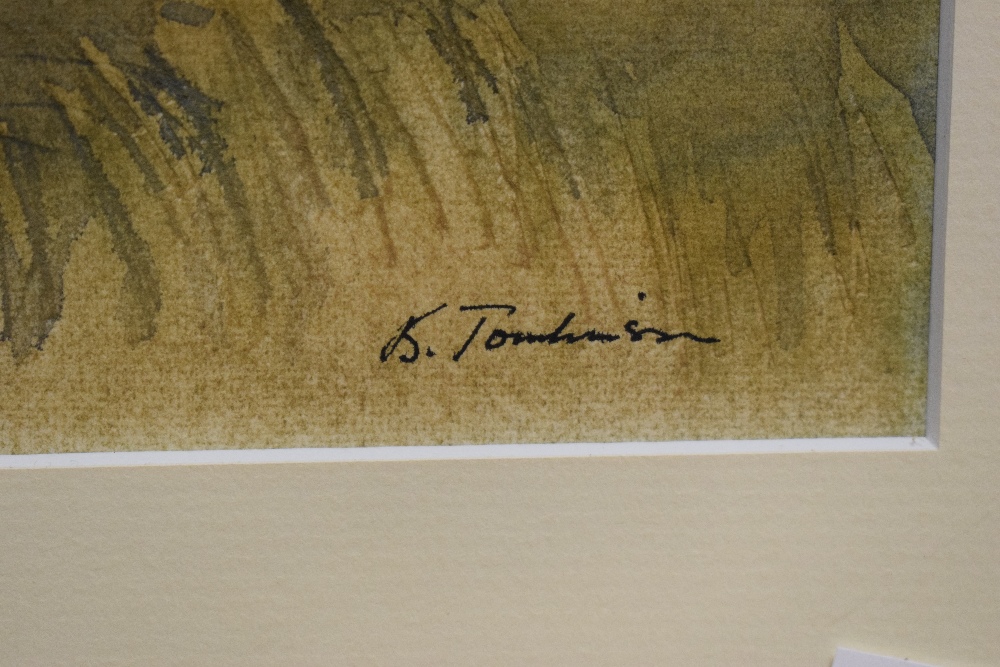 *Local Interest* Barbara Tomlinson (British 20th Century) Watercolour 'Pen-y-Ghent from - Image 4 of 7