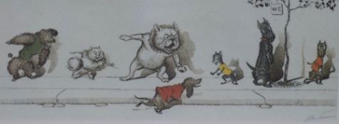 After Boris O'Klein (French 1893 - 1985) A collection of nine Lithographic prints from the 'Dirty