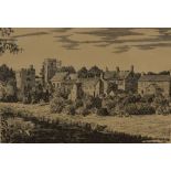 *Local Interest* After Alfred Wainwright (British 1907-1991) Print 'West Tanfield', a study of the