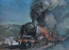After Terence Cuneo (British 1907-1996) Lithograph 'Duchess of Hamilton', entitled to lower centre