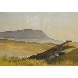 *Local Interest* Barbara Tomlinson (British 20th Century) Watercolour 'Pen-y-Ghent from