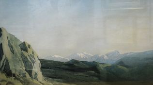 *Local Interest* After William Heaton Cooper (British 1903 - 1995) Lithograph 'Evening Above