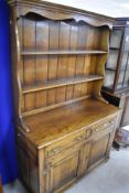 A nice quality reproduction dresser, probably Titchmarsh and Goodwin, approx. dimensions , height