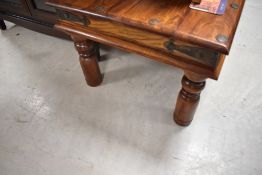 Two modern occasional tables