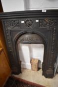 A reproduction cast fire surround, approx. 93 x 65cm