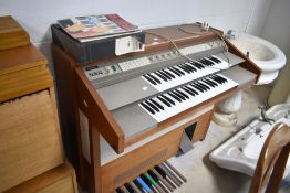 A vintage Bentley Solina electric organ
