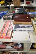 This group of collectible Die-casts features two specific Corgi die-cast vehicle sets. The first is
