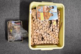 A large collection of vintage Bilofix (marked as BILO fix and BILOtoy) wooden construction